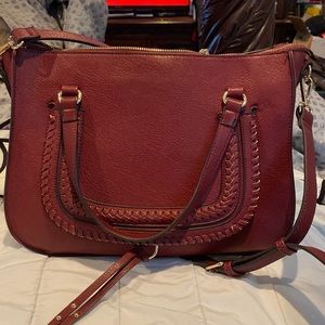 Faux leather purse